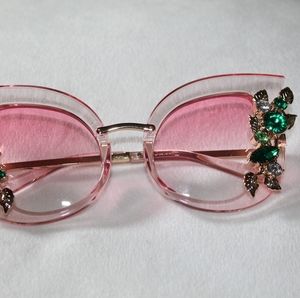 Pink Floral Sunglasses